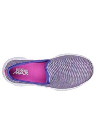 Skechers Childrens/Girls GOwalk 4 Select Slip-On Shoes (Blue/Multi)