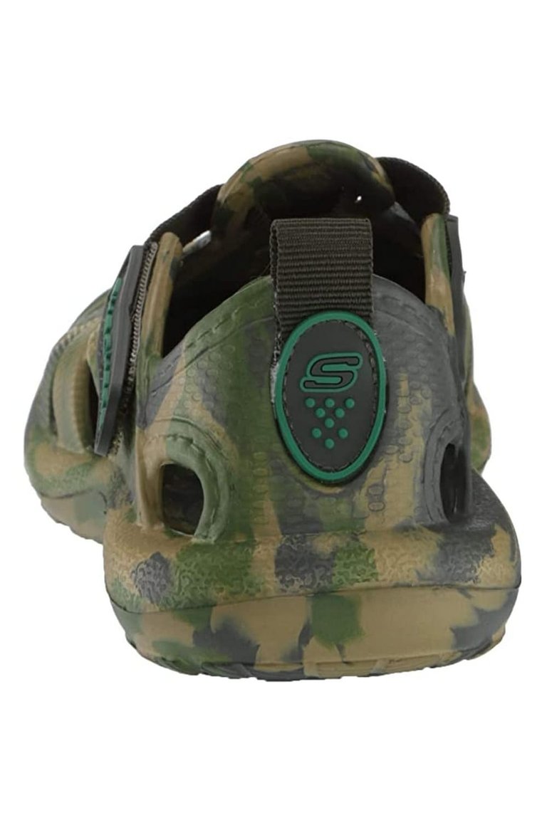 Skechers Childrens/Kids Cali Gear Koolers Sandals (Camo Green)