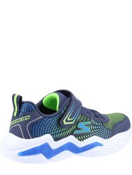 Skechers Childrens/Kids Erupters IV Sneakers (Navy/Lime Green)