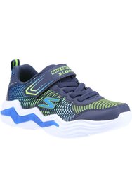 Skechers Childrens/Kids Erupters IV Sneakers (Navy/Lime Green) - Navy/Lime Green
