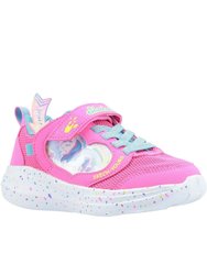 Skechers Childrens/Kids Go Run Fast Miss Crafty Sneakers (Pink/White) - Pink/White