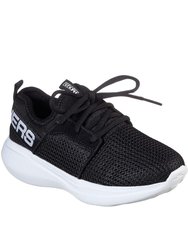 Skechers Childrens/Kids Go Run Fast Valor Sneakers (Black/White) - Black/White