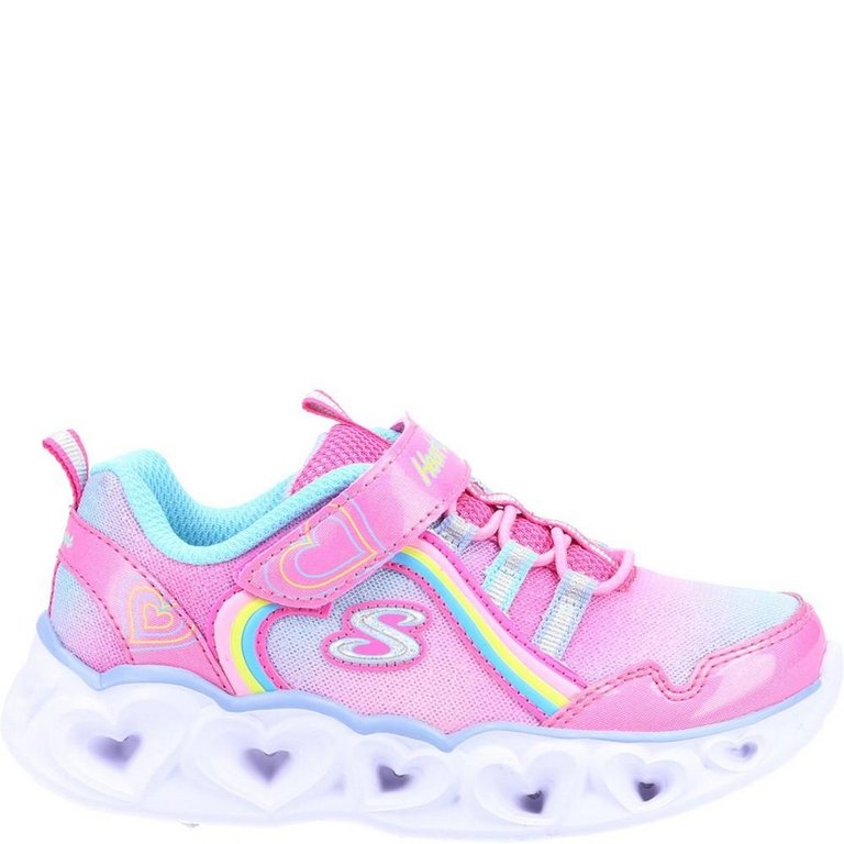 Skechers Childrens/Kids Lux Rainbow Sneakers (Pink/Multicolored)