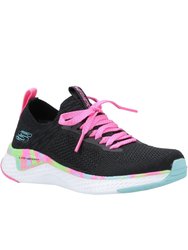 Skechers Childrens/Kids Solar Fuse Slip On Trainer (Black/Multicolored) - Black/Multicolored