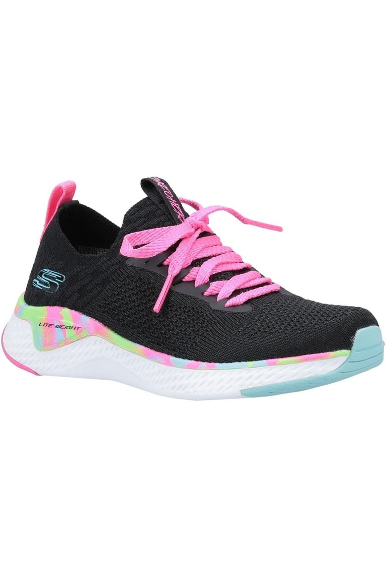 Skechers Childrens/Kids Solar Fuse Slip On Trainer (Black/Multicolored) - Black/Multicolored