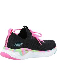 Skechers Childrens/Kids Solar Fuse Slip On Trainer (Black/Multicolored)