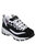 Skechers Girls D`Lites Biggest Fan Lace Up Leather Trainer (Black/White) - Black/White