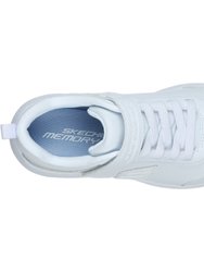 Skechers Girls Dyna-Lite School Sprints Sneaker (White)