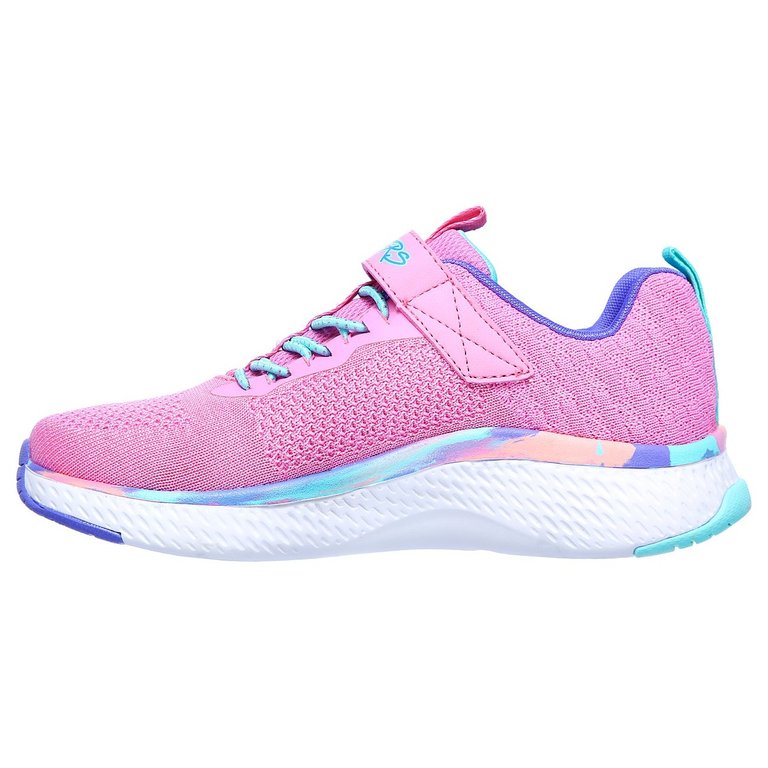 Skechers Girls Solar Fuse Paint Power Sports Shoe (Pink)