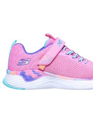 Skechers Girls Solar Fuse Paint Power Sports Shoe (Pink)