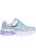 Skechers Girls Sweetheart Lights Spells Shimmer Sneakers (Gray/Light Blue)