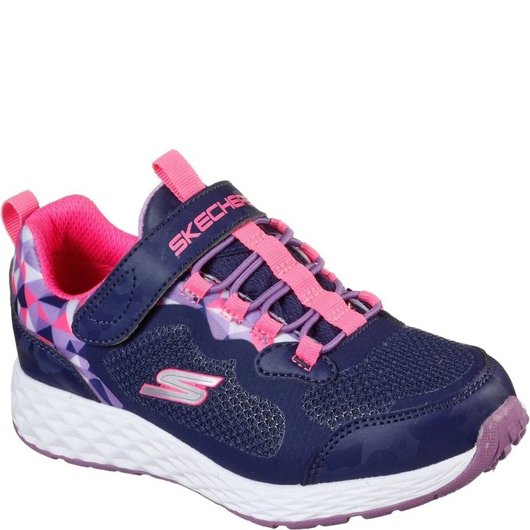 Skechers Girls Tread Lite Sports Sneakers (Navy) - Navy