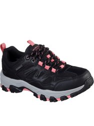 Skechers Womens/Ladies Selmen West Highland Leather Hiking Shoes - Black/charcoal