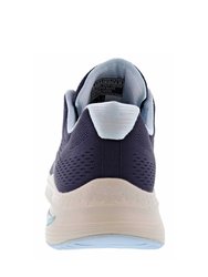 Womens/Ladies Arch Fit Sunny Outlook Sneaker (Navy/Light Blue)