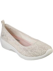 Womens/Ladies Arya Airy Days Slip On Shoe - Natural - Natural