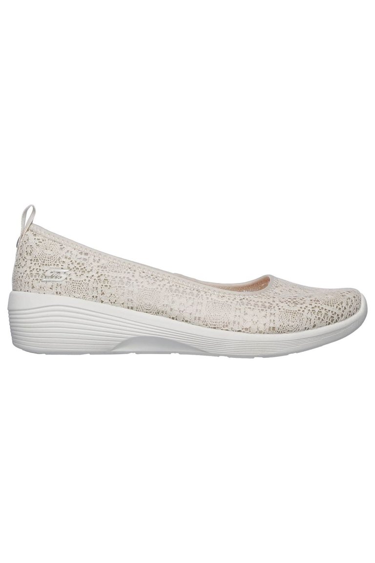 Womens/Ladies Arya Airy Days Slip On Shoe - Natural