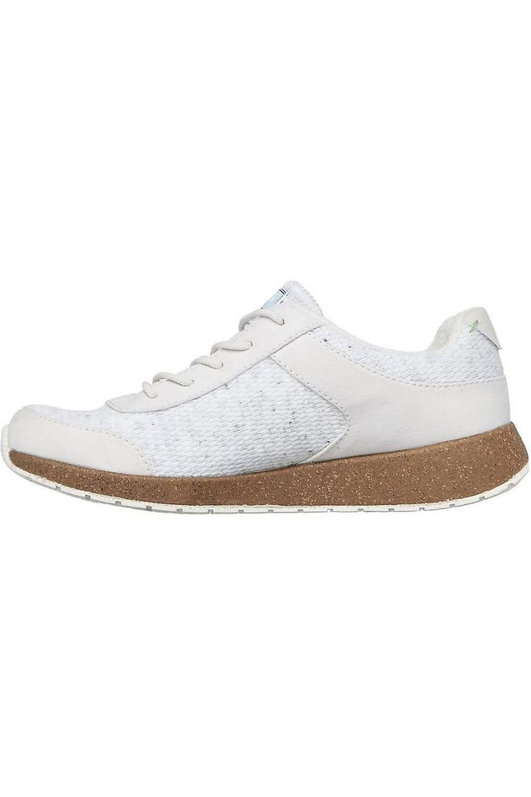 Womens/Ladies Bobs Earth New Love Sneakers - Off White