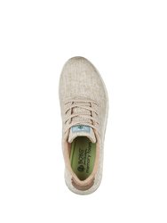 Womens/Ladies Bobs Earth Sunset Peace Sneakers (Beige)