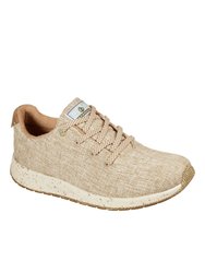 Womens/Ladies Bobs Earth Sunset Peace Sneakers (Beige) - Beige