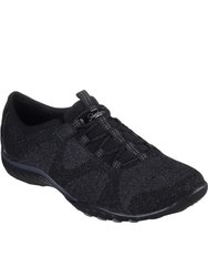 Womens/Ladies Breathe Easy Opportuknity Sneaker - Black - Black