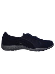 Womens/Ladies Breathe Easy Weekend Wishes Suede Sneaker (Navy/Charcoal)