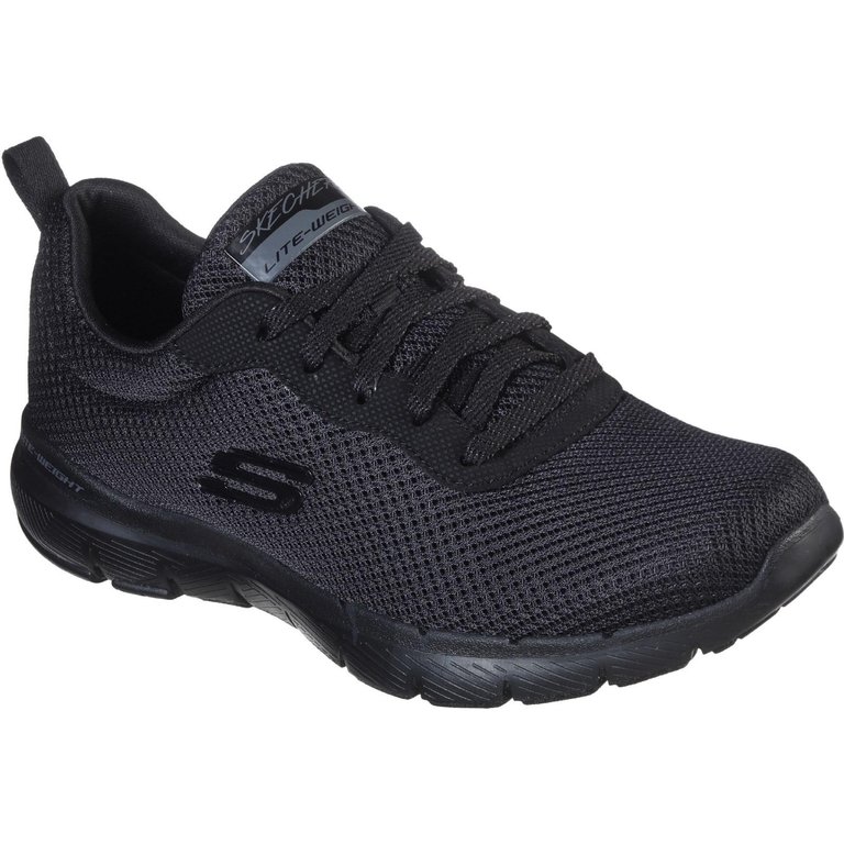 Womens/Ladies Flex Appeal 3.0 First Insight Sneakers - Black - Black