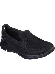 Womens/Ladies Go Walk 5 Slip On Shoe - Black - Black