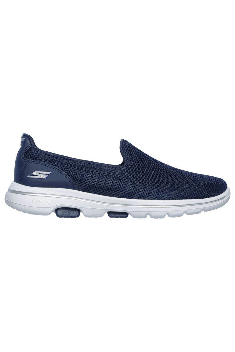 Womens/Ladies Go Walk 5 Slip On Shoe - Navy