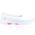 Womens/Ladies GOwalk 5 Sun Kissed Casual Shoes - White/Pink