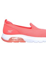 Womens/Ladies Gowalk Air Slip On Sports Shoe - Hot Pink