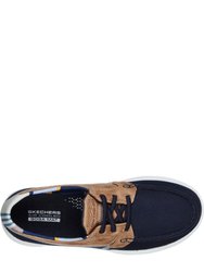 Womens/Ladies GOwalk Lite Playa Vista Boat Shoes - Navy/Brown