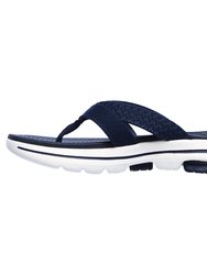 Womens/Ladies Gowalk Sun Kiss Flip Flop (Navy)