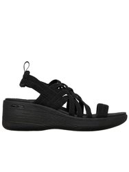 Womens/Ladies Pier-Lite Sandals - Black