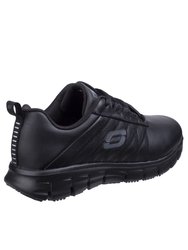 Womens/Ladies SK76576EC Sure Track Erath SR Ladies Lace Up Shoes - Black