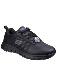 Womens/Ladies SK76576EC Sure Track Erath SR Ladies Lace Up Shoes - Black - Black