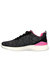 Womens/Ladies Skech-Air Dynamight Paradise Waves Sports Sneakers - Black/Hot Pink