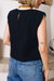 Avery Textured Tank Top In Black