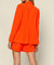 Eco Friendly Long Sleeve Blazer In Neon Orange