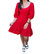 Entirely Yours Dress In Fiery Red - Fiery Red