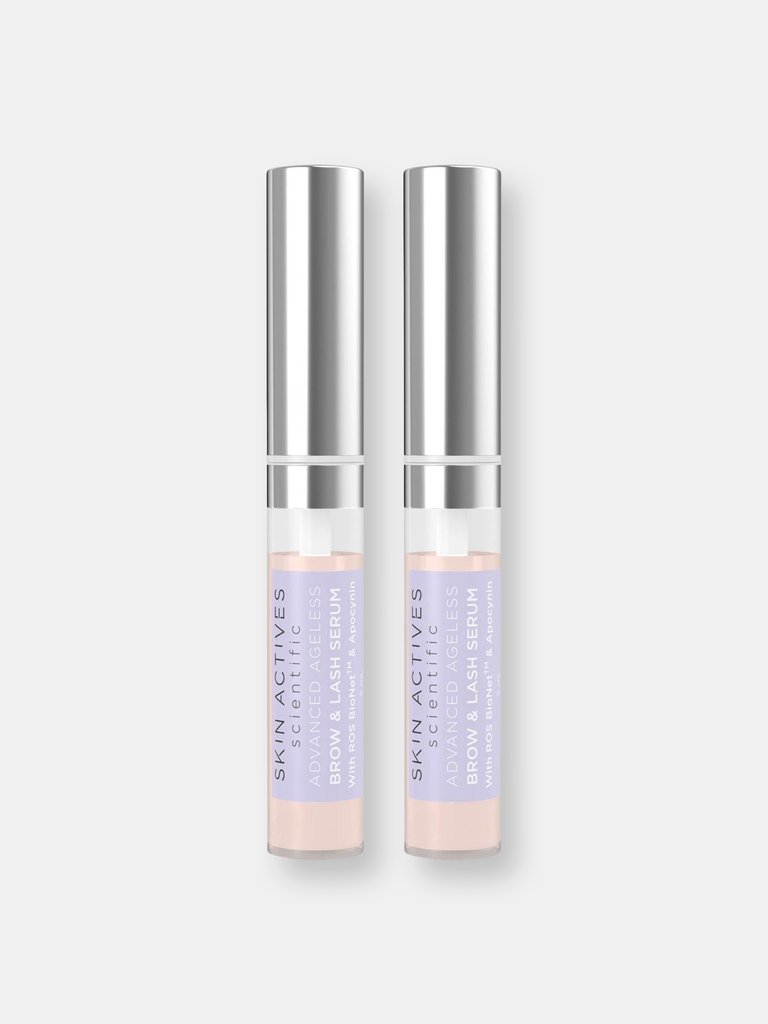 Brow and Lash Serum with Ros Bio Net and Apocynin | Advanced Ageless Collection - 2-Pack