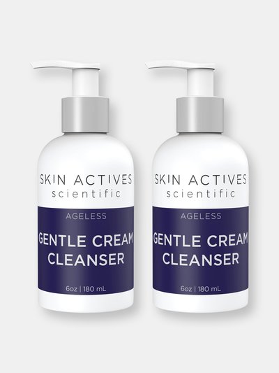 Skin Actives Scientific Gentle Cream Face Cleanser | Ageless Collection - 2-Pack product