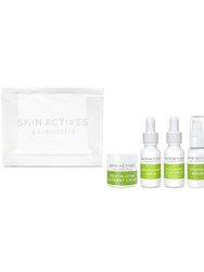 Glowing Skin Kit - Revitalizing Cream, Antioxidant Serum, Hyaluronic Acid Serum, Vitamin A Serum, Hyaluronic Acid Gel, Daily Cleanser