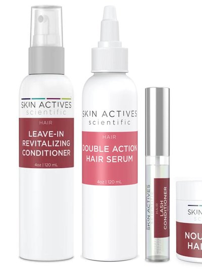 Skin Actives Scientific Hair Care Set - Hair Conditioner, 2oz Hair Mask, Brow & Lash Conditioner, Hair Serum product