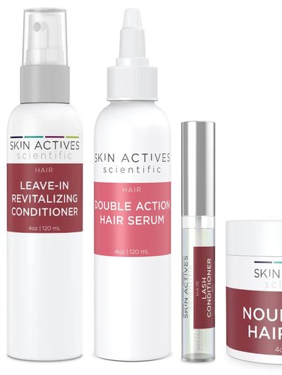 Skin Actives Scientific Hair Care Set - Hair Conditioner, 4oz Hair Mask, Brow & Lash Conditioner, Hair Serum product