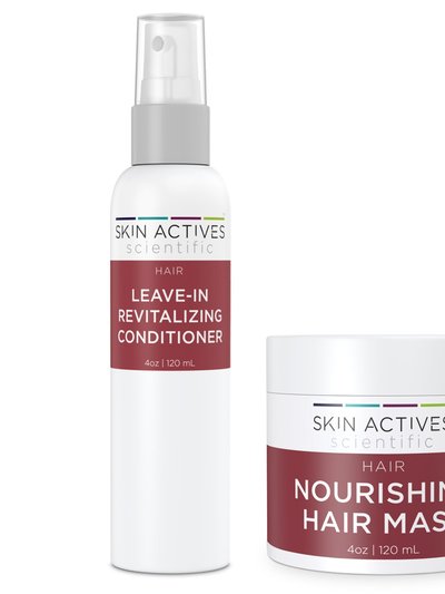 Skin Actives Scientific Hair Care Set - Leave-In Revitalizing Conditioner & 4 oz Hair Mask product