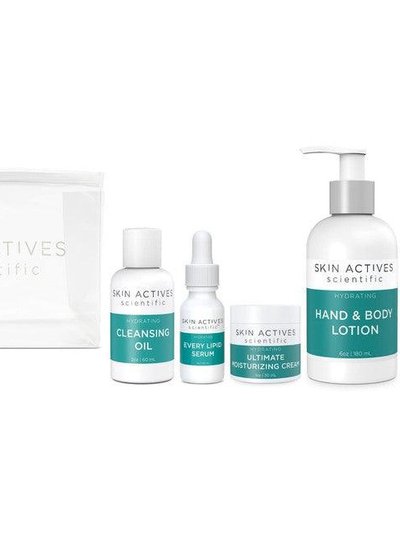 Skin Actives Scientific Hydrating Skin Kit - Cleansing Oil, Every Lipid Serum, Ultimate Moisturizing Cream, Hand & Body Lotion product
