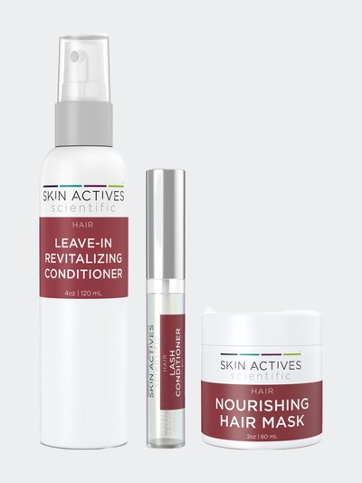 Skin Actives Scientific Revitalizing Conditioner With Nourishing 2oz Hair Mask & Brow And Lash Conditioner Kit product