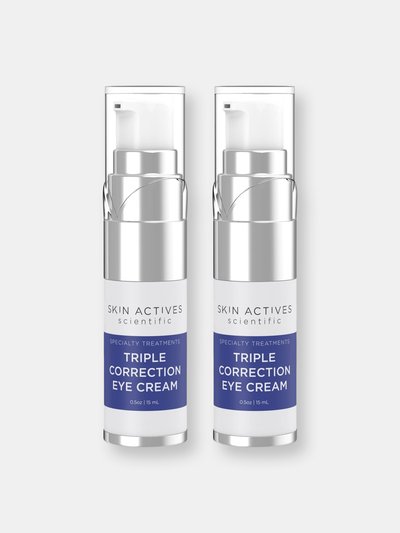 Skin Actives Scientific Triple Correction Eye Cream | Ageless Collection - 2-Pack product