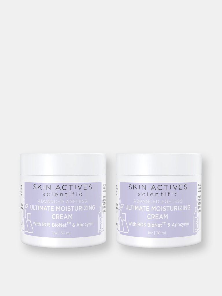 Ultimate Moisturizing Cream With Ros Bionet and Apocynin | Advanced Ageless Collection | 2-pack