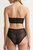 Livia High Rise Cheeky Underwear In Black